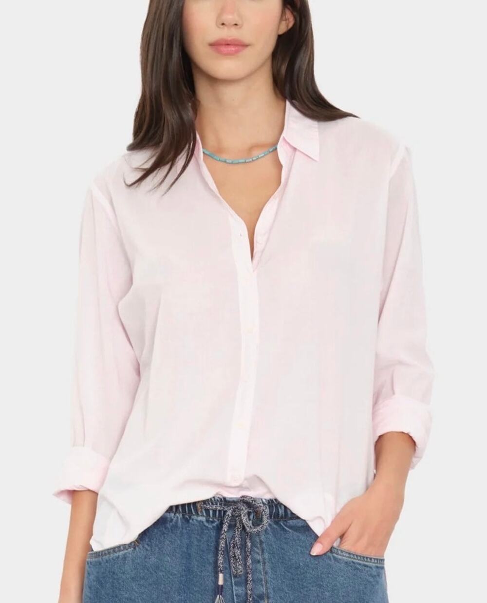Xirena Pale Rose Beau Shirt Women's Sz. M
